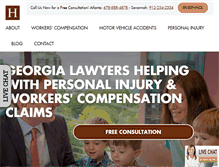 Tablet Screenshot of hasnerlaw.com